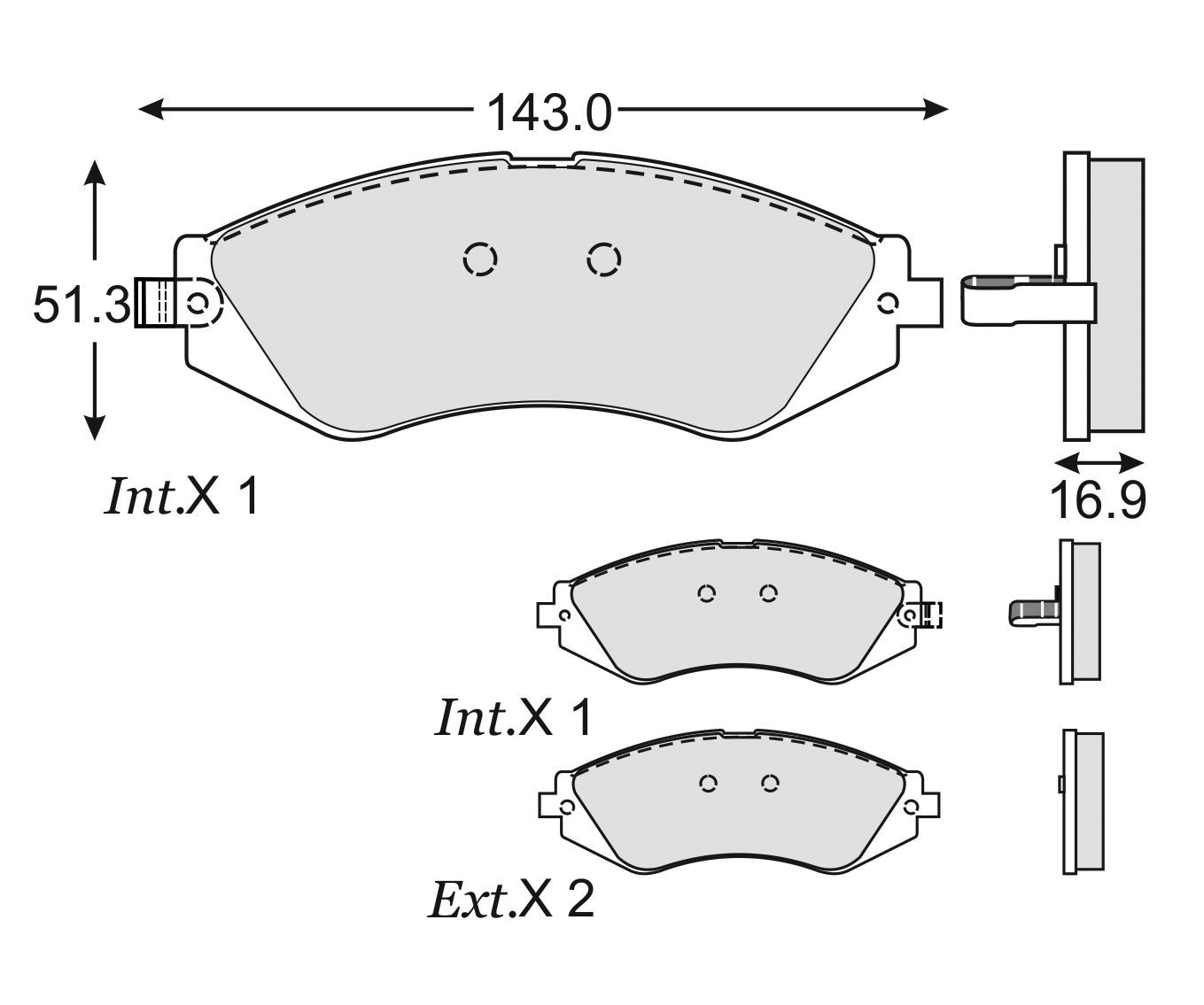BALATA CERAMICA CHEVROLET OPTRA AVEO SPARK EV PONTIAC G3 SEDAN G3
